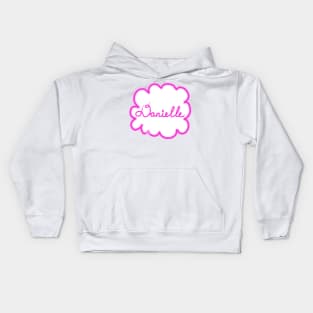 Danielle. Female name. Kids Hoodie